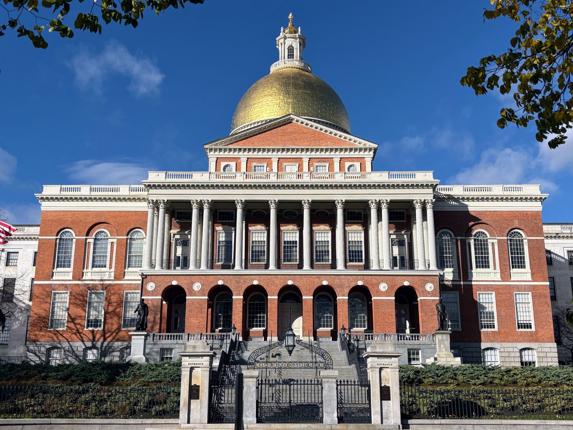 Massachusetts State Capitol Building in Boston